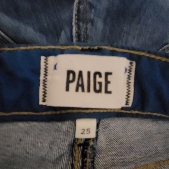 Paige Skyline Ankle Peg Jean's size 25 - Picture 9 of 14